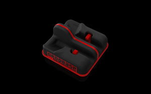 DropBase™ Headphone Case Black and Red Version