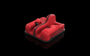 DropBase™ Headphone Case Red and Black