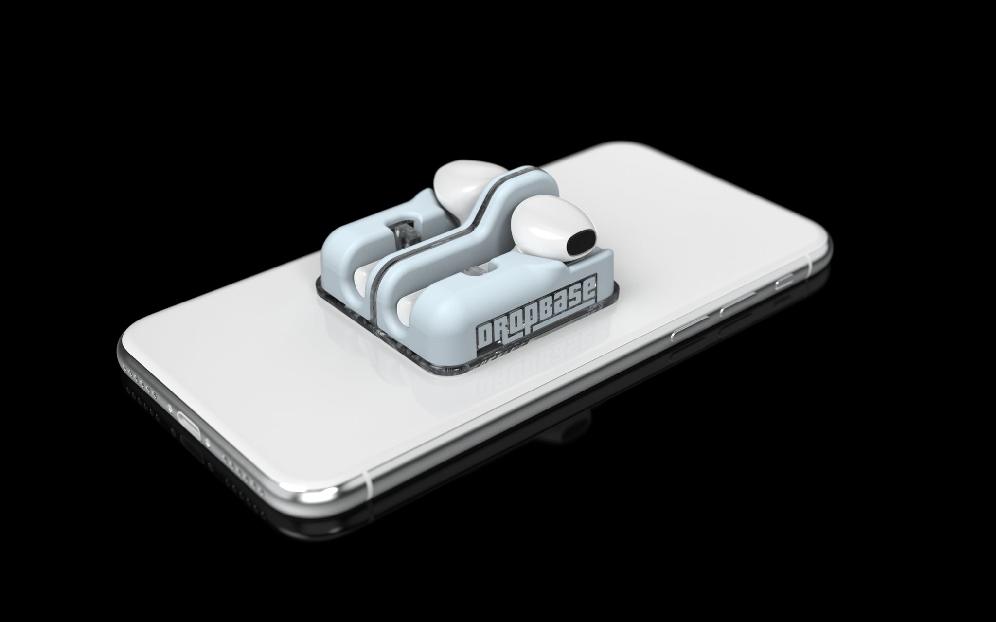 DropBase™ Headphone Case Light Blue